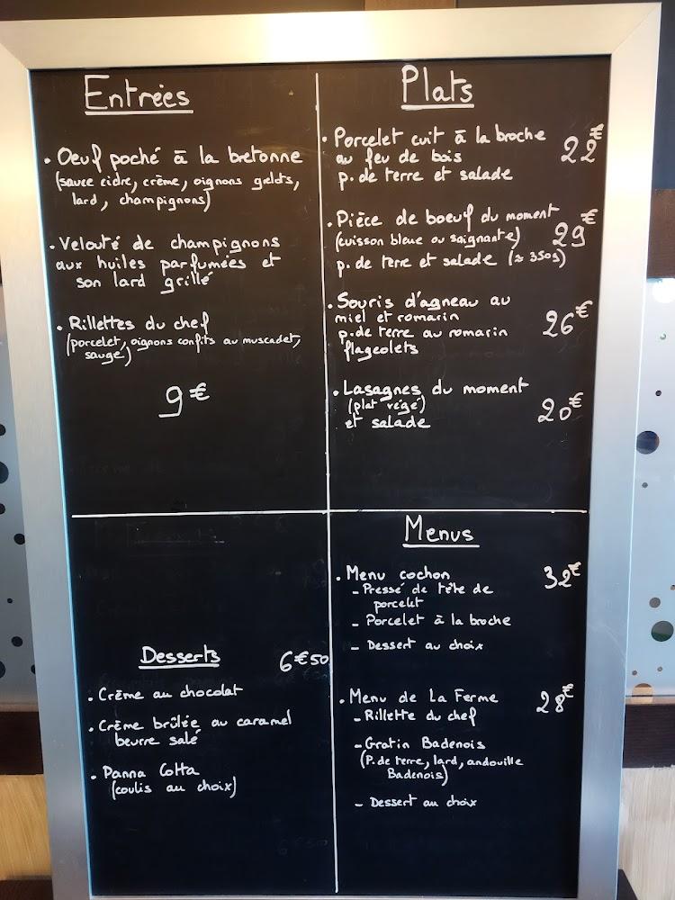 A la Ferme - Menu Image 1